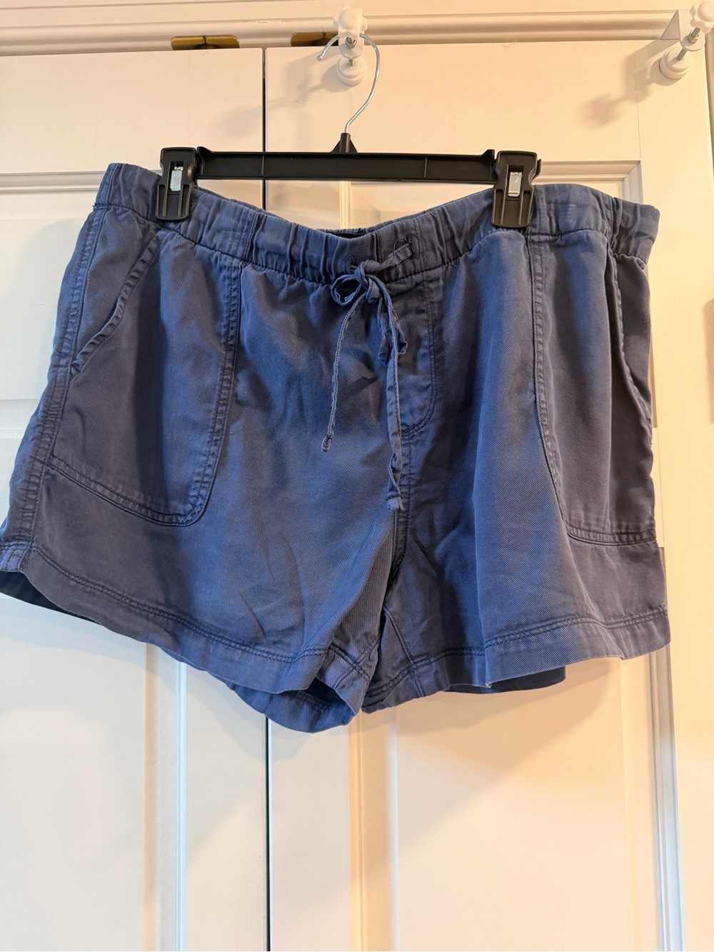 GAP Slate Blue Drawstring Women's Athletic Shorts